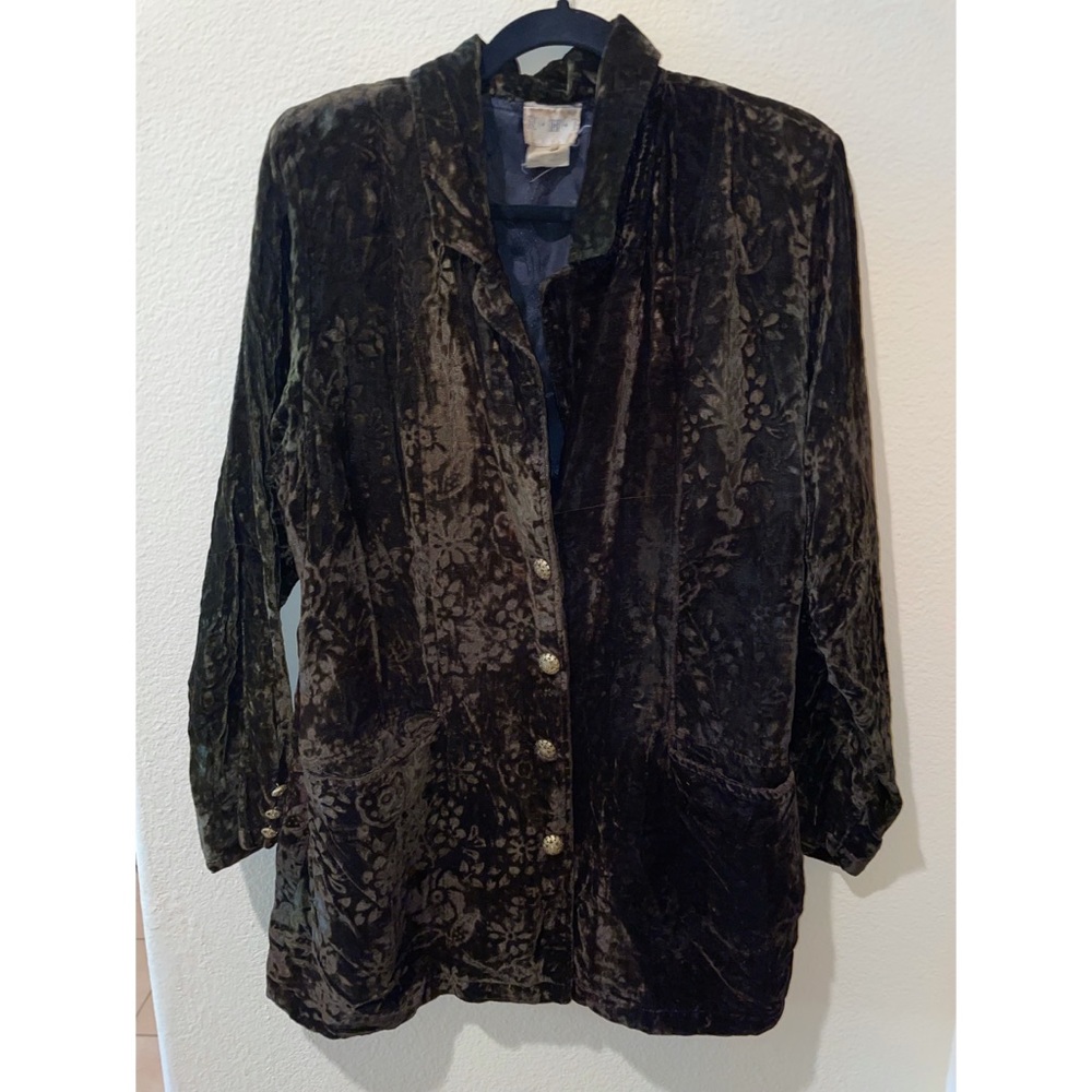 Vintage velvet blazer